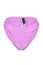 Pink WOVCOR Pink Textured Regular Waist Bikini Bottom with Minimal High Leg Fit, Image 2 of 4