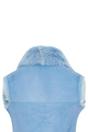 Sky Blue Toscana Sheepskin Long Gilet-Sorocaba, Image 6 of 6