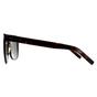 Brown Square Dark Havana Grey Sunglasses, Image 3 of 4