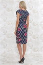 Navy  Julianna Floral Spot Print Dress, Image 2 of 2