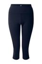 Navy Influential II Plain 3/4 Leggings, Image 1 of 3