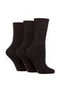 Black 3 Pack Bamboo Socks Soft Breathable Socks, Image 1 of 3
