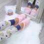 Pink AJVANI Pink Glitter Knitted Mules Slippers, Image 4 of 5