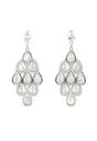 Silver Pearlescent Waterfall Necklace and Earrings Set, Image 4 of 7