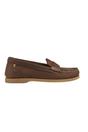 Brown Forli Leather Deck Shoes, Image 4 of 4