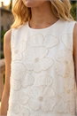 Ivory  Premium Sequin Shift Dress, Image 4 of 4