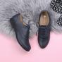 Navy Blue AJVANI Navy Blue Flat Lace Up Oxfords Brogues, Image 4 of 6