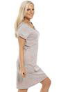 Grey Star Print Cotton Lace Nightshirt, Image 5 of 5