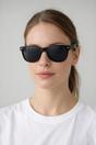 Black Classic Wayfarer Sunglasses With Black Matte Frame, Image 1 of 3