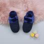 Navy Blue AJVANI Navy Blue Glitter Knitted Mules Slippers, Image 3 of 5