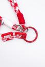 Red Rainbow Clip On Bag Charm in Red, Image 2 of 3