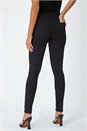Black Diamante Embellished Stretch Jegging, Image 3 of 5