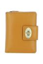 Ochre Elegant Real Leather Purse, Image 1 of 4