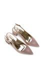 Rose 'Virelai' Shimmer Low Block Heels With Slingback, Image 6 of 6
