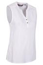 White Petra Sleeveless Shirt, Image 4 of 4