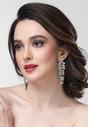 Silver AVANT-GARDE PARIS Silver Multicolored Cascading Leaf-Shaped Drop Earrings, Image 4 of 5