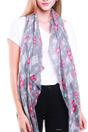 Grey Owl Lightweight Scarf, Image 2 of 2
