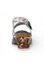 Blue Womens Cushioned Wedge Sandals-BONITO-32, Image 6 of 7