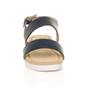 Navy Blue AJVANI Navy Blue Flatform Strappy Sandals, Image 6 of 6