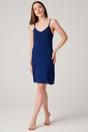 Navy British Boxers Navy "Navy Peony" Bamboo Lace Strappy Nightdress, Image 1 of 4