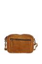Yellow Real Leather Vintage Cross Body Bag, Image 1 of 5