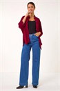 Maroon Relaxed Smart Stretch Shirt, Image 4 of 6
