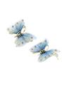 Blue AVANT-GARDE PARIS Blue Butterfly Stud Earrings, Image 3 of 5