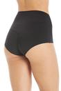 Black High Waist Seamless Floral Briefs, Image 4 of 4