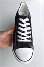 Black Canvas Pump Trainers, Image 3 of 4