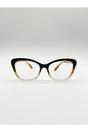 Green Green Tortoiseshell clear Lens Glasses, Image 1 of 6