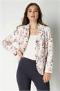 Ivory Pastel Linen Floral Jacket, Image 1 of 4