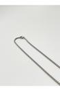 Silver Chain Necklace with Ring Charm, Image 5 of 5