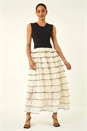 Black Dusk Ruffle Knit Maxi Dress, Image 2 of 7