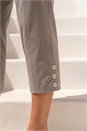 Taupe Petite Bengaline Cropped Trouser, Image 4 of 4