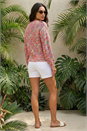 Pink Textured Space Dye Knit Jumper, Image 3 of 4