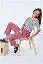 Rose Cotton Blend Washed Chino Trousers, Image 5 of 5