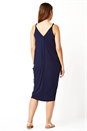 Navy  Jersey Slouch Dress, Image 3 of 5