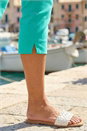 Aqua Cropped Stretch Trousers, Image 4 of 4
