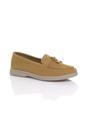 Camel AJVANI Camel Flat Slip On Smart Loafers, Image 1 of 4