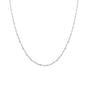 Silver Twisted Beads Sterling Silver Chain Necklace, Image 1 of 2