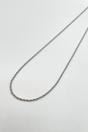 Silver Rope Chain Necklace & Bracelet Set, Image 5 of 6