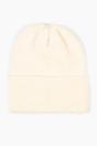 Cream Glitter Knitted Winter Beanie Hat, Image 2 of 3