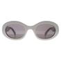 White Round Ivory Smoke Grey Triomphe CL40194U, Image 1 of 4