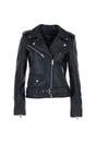 Black Ashwood Leather Black 'Stella' Real Leather Fashion Biker Jacket, Image 2 of 5