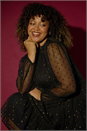 Gold Curve High Neck Metallic Overlay Swing Dress, Image 7 of 7