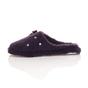Purple Fleece Diamante Mules Slippers, Image 3 of 5