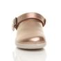 Rose Gold AJVANI Rose Gold Low Wedge Slingback Clogs Mules, Image 6 of 6