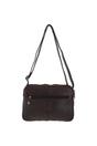 Dark Brown 'Perfezione' Three Section Vintage Woven Leather Shoulder Bag, Image 3 of 3