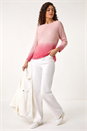Light Pink Ombre Shimmer Knit Jumper, Image 2 of 5