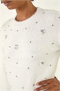 Ivory Sparkly Knit Jumper, Image 5 of 5